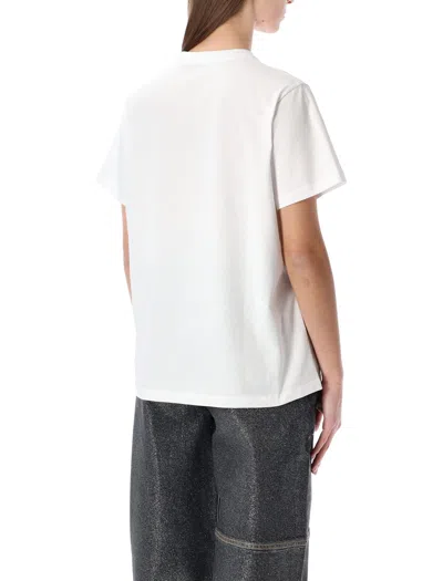 Ganni Graphic T-shirt In White