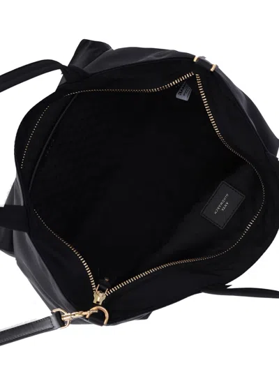 Anya Hindmarch Women Black Nylon Mini Eyes Handbag