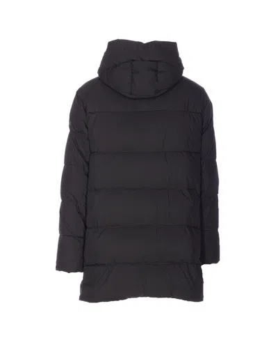 Tatras Hooded Padded Jacket Quilted Design In Black