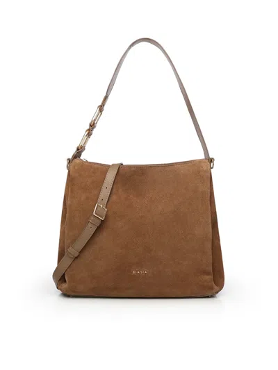 Biasia Detachable-strap Shoulder Bag In Brown