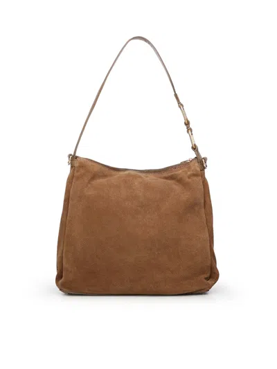 Biasia Detachable-strap Shoulder Bag In Brown