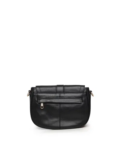 Biasia Leather Mini Crossbody Bag In Black