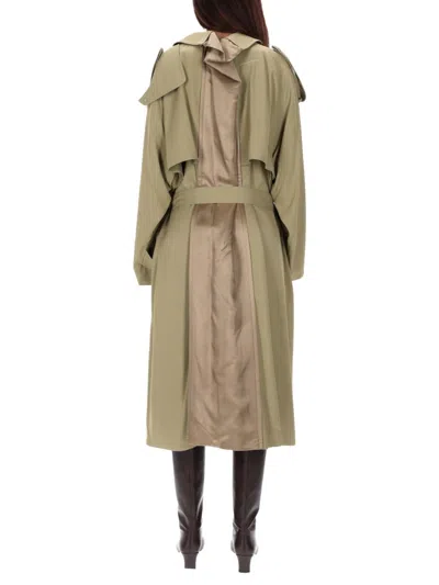 Mm6 Maison Margiela Dual Wear Trench Coat In Green