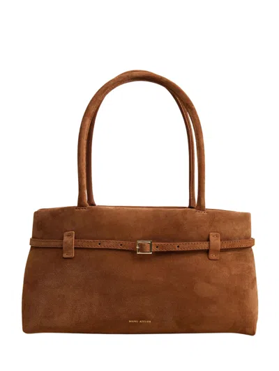 Manu Atelier East West Le Cambon Bag In Brown