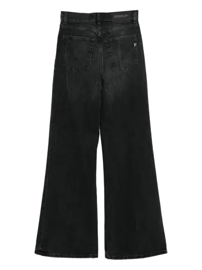 Dondup Pocket Belt-loop Jeans In Black