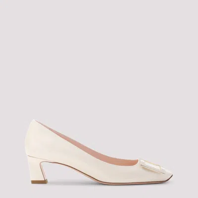 Roger Vivier Trompette 45 Pumps In Gold