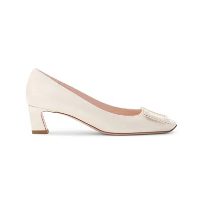 Roger Vivier Trompette 45 Pumps In Gold
