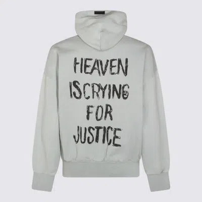 Fear Of God Cozy Hoodie With Printed Design Ribbed Cuffs Hem In Gray