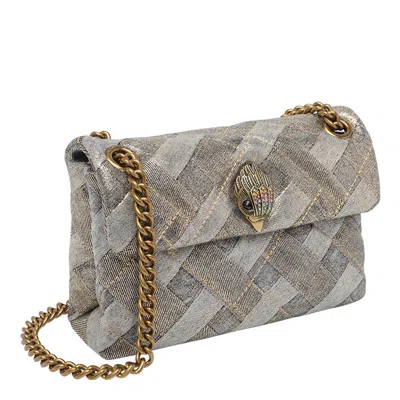Kurt Geiger Mini Kensington Soft Crossbody Bag In Gray