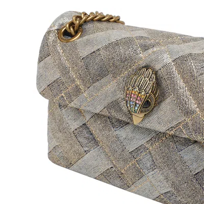 Kurt Geiger Mini Kensington Soft Crossbody Bag In Gray