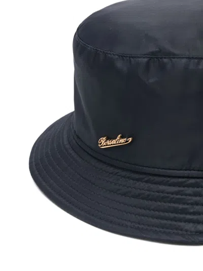 Borsalino Morgan Rain Bucket Hat In Black