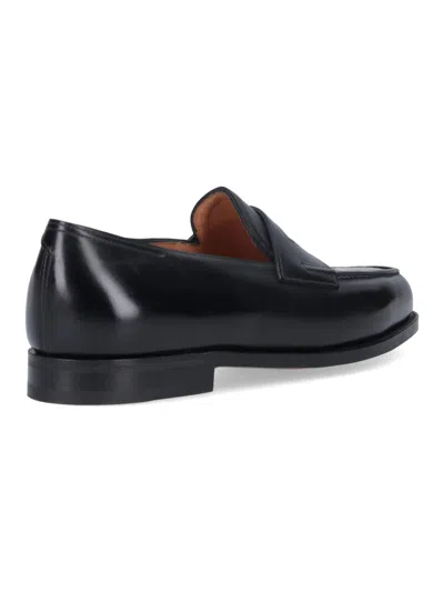 John Lobb Lopez Loafers In Black
