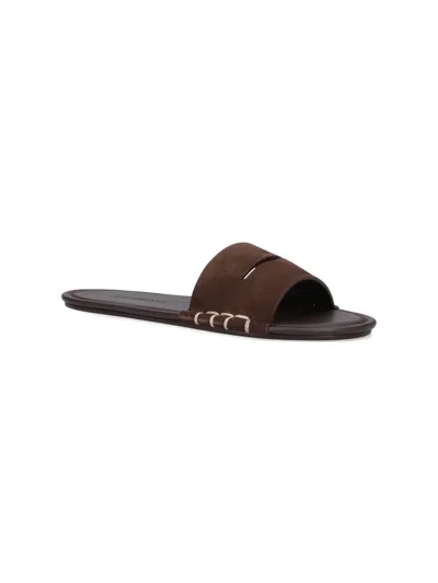 Jw Anderson Loafer Slides In Brown