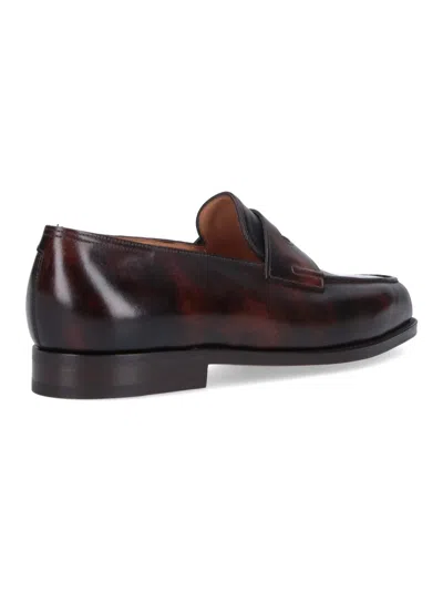 John Lobb Lopez Loafers In Brown