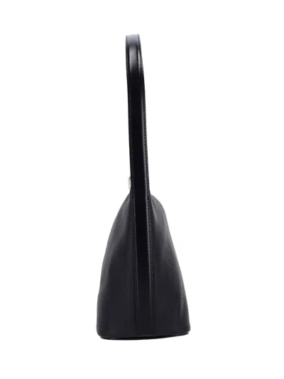 Apc A.p.c. Vera Grained Leather Shoulder Bag In Black