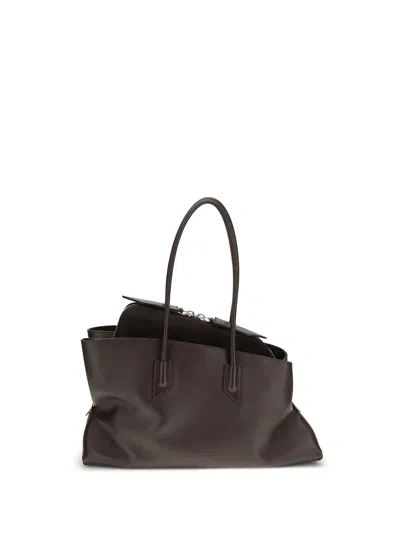 Attico La Passeggiata Medium Leather Shoulder Bag
