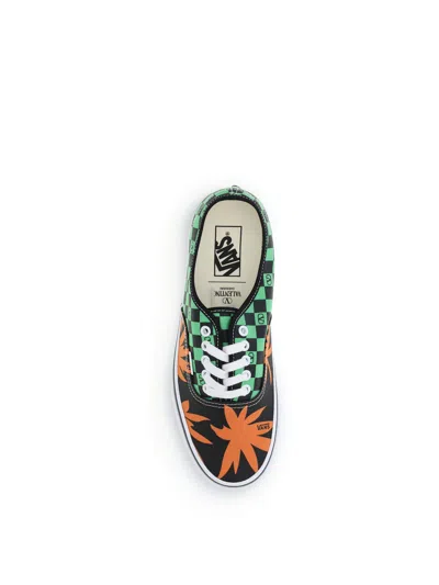 Valentino X Vans Men's Tess St Vlogo Tropical Canvas Low-top Sneakers In Multi
