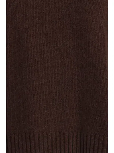 Weekend Max Mara Wool Turtleneck Sweater In Brown