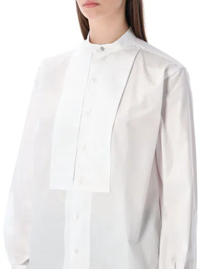 Ralph Lauren White Oversized Smocking Shirt In White
