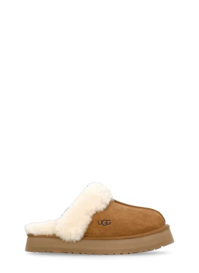 Ugg Disquette Slippers In Brown