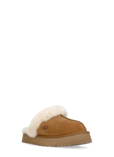 Ugg Disquette Slippers In Brown