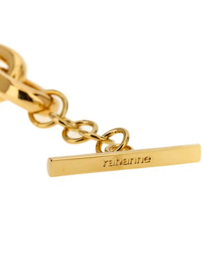 Rabanne Crystal-embellished Chain Necklace In Gold