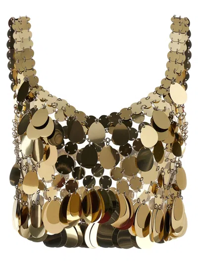 Rabanne Haut Tops Gold In Gold