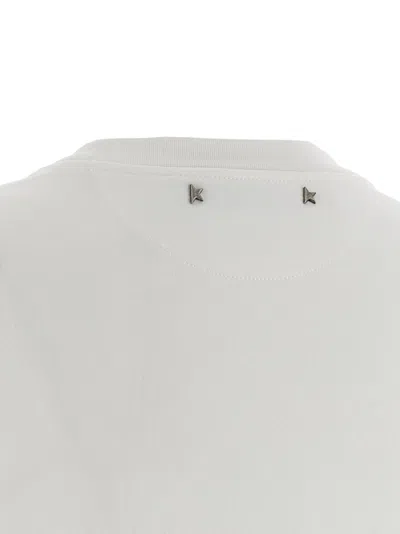 Golden Goose Crystal Crew Neck T-shirt In White