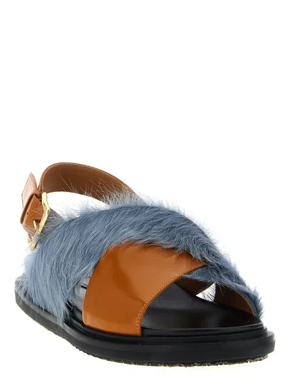 Marni Fussbett Sandals In Multi