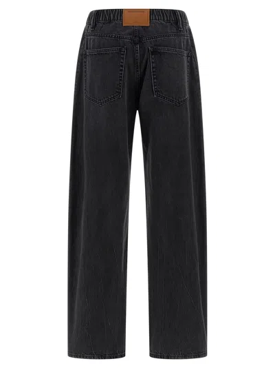 Alexander Wang Balloon Jogger Jeans In Gray