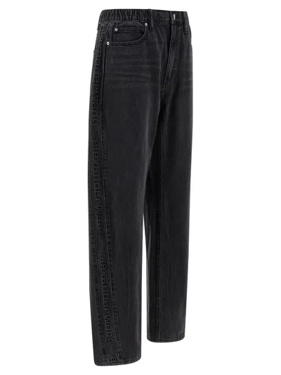 Alexander Wang Balloon Jogger Jeans In Gray