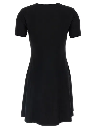 Valentino Garavani Bow Dress Dresses Black In Black