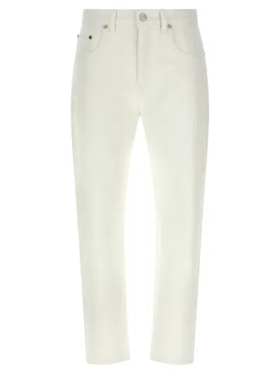 Victoria Beckham High-waist Straight Jeans In White