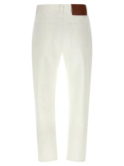 Victoria Beckham High-waist Straight Jeans In White