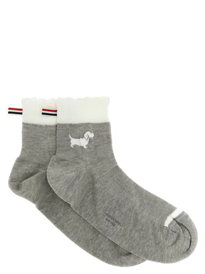 Thom Browne Hector Socks In Gray