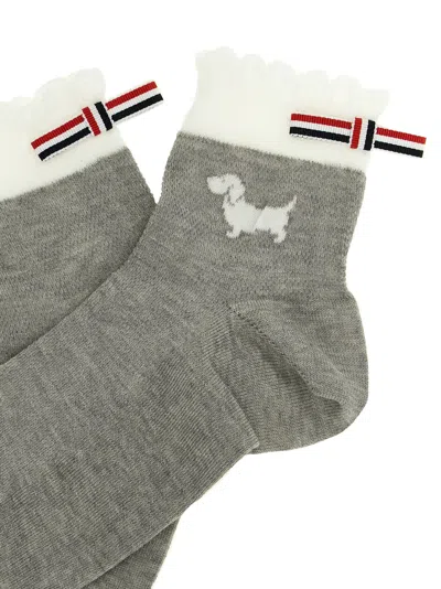 Thom Browne Hector Socks In Gray