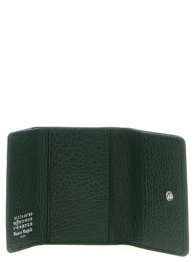 Maison Margiela Four Stitches Wallet In Green
