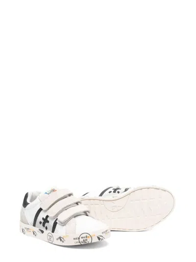 Premiata Sneakers With Velcro In White