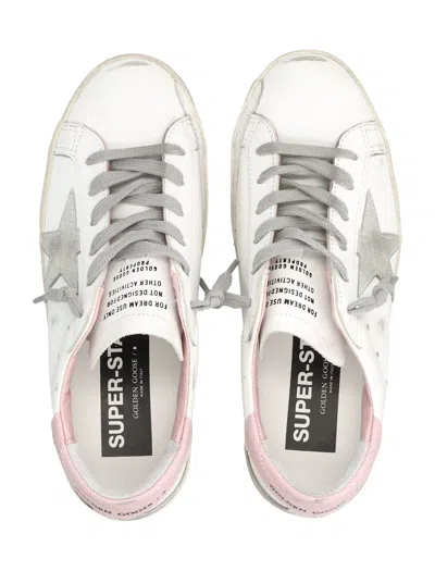 Golden Goose Deluxe Brand Women Multicolor Leather Super Star Classic Sneakers In Multi