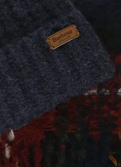 Barbour Saltburn Beanie And Scarf Two Pieces Set In Multi