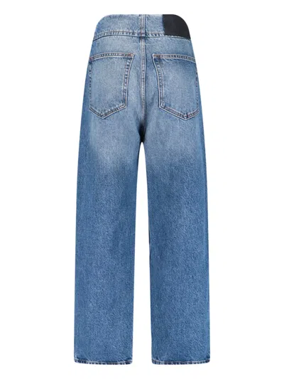 Mm6 Maison Margiela Straight Jeans In Blue