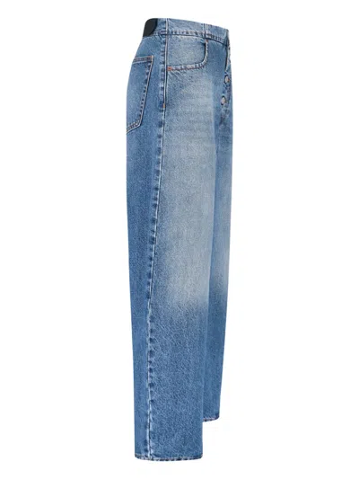 Mm6 Maison Margiela Straight Jeans In Blue
