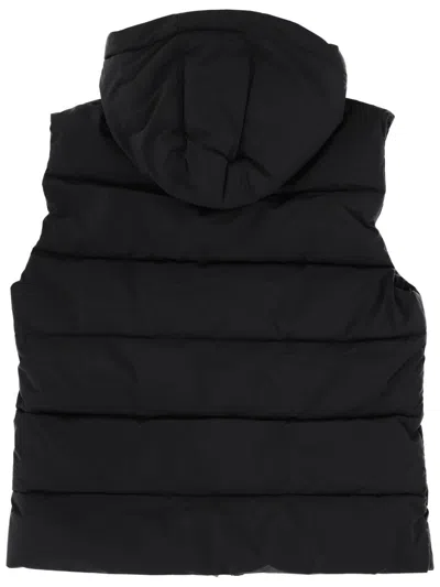 Pyrenex Hooded Padded Jacket For Cold Weather In Black