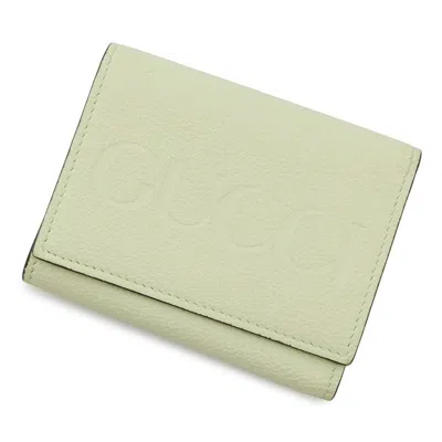 Pre-owned Gucci Green Wallet (tri-fold) ()