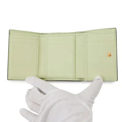 Pre-owned Gucci Green Wallet (tri-fold) ()