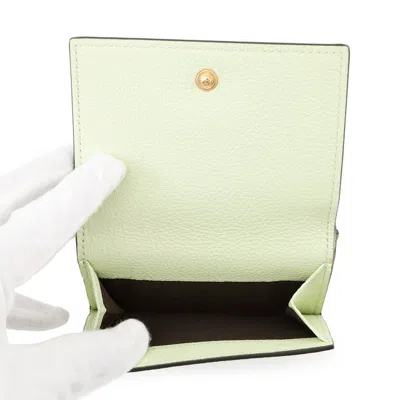Pre-owned Gucci Green Wallet (tri-fold) ()