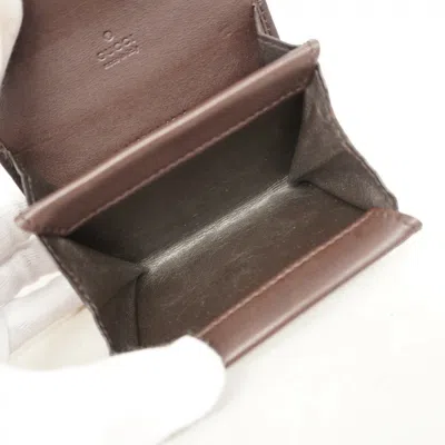 Pre-owned Gucci Light Brown Leather Coin Purse/coin Case ()