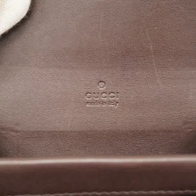Pre-owned Gucci Light Brown Leather Coin Purse/coin Case ()