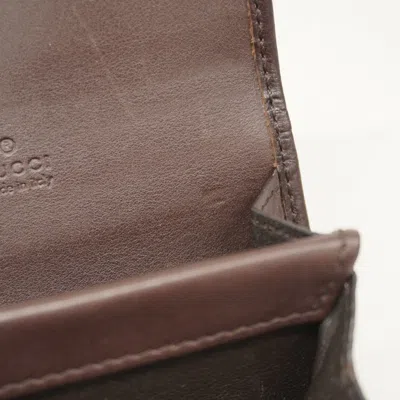 Pre-owned Gucci Light Brown Leather Coin Purse/coin Case ()