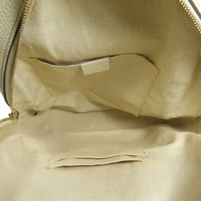 Pre-owned Gucci Soho White Leather Backpack ()